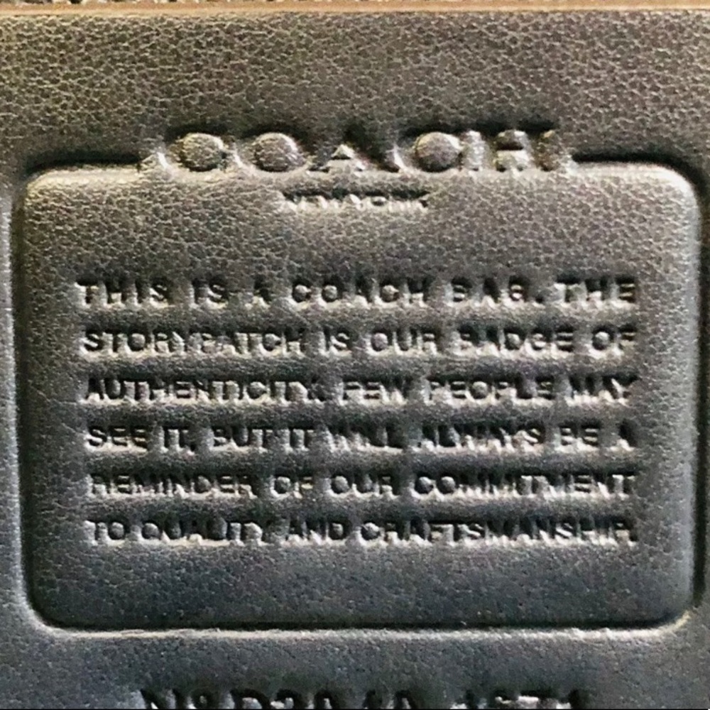 ❌SOLD❌3pc Leather COACH SET Aqua Bag/Wallet/Pouch - Picture 6 of 8